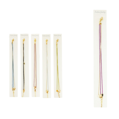 Articole pentru copii - Bratara lantisor 18 cm diverse culori