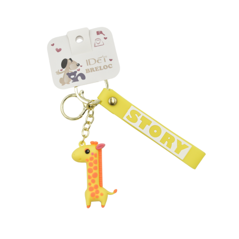 Breloc numere cu animale culori diferite [3]