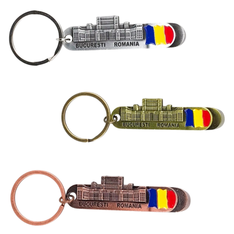 Brelocuri - Breloc metalic cu desfacator sticle 2x10 cm Bucuresti