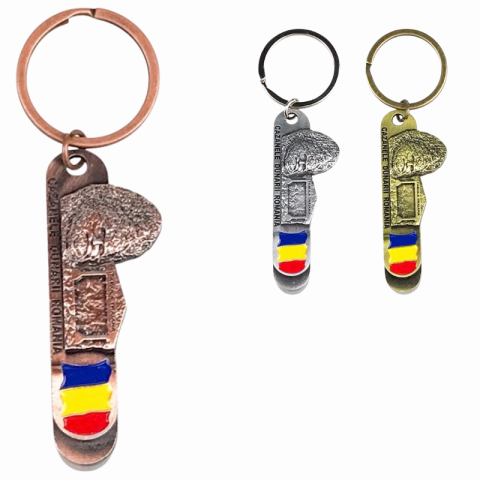 Casă și decorațiuni - Breloc cu desfacator sticle Decebal culori diferite