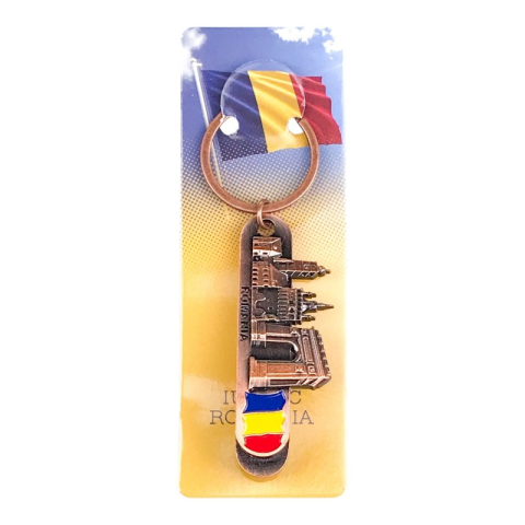 Breloc metalic cu desfacator sticle 2x10 cm Romania [5]