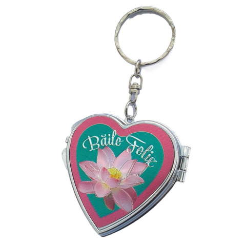 Breloc cu oglinda 8x5 cm Baile Felix [2]