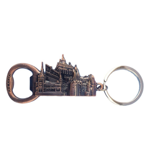 Breloc cu desfacator pentru sticle 10x5 cm Castele [1]