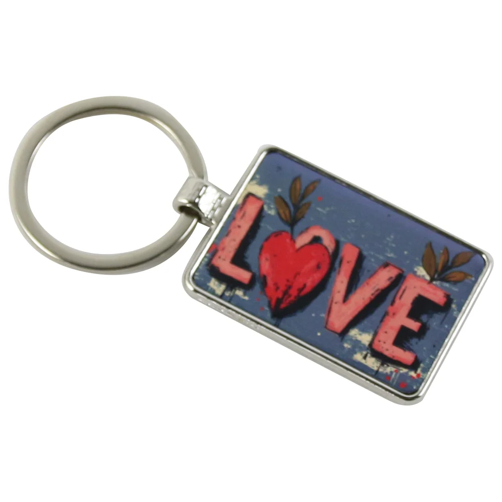 Brelocuri - Breloc din metal Love 7.5 cm