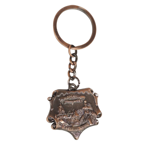 Breloc din metal Romania Transilvania 4cm culori diferite [1]