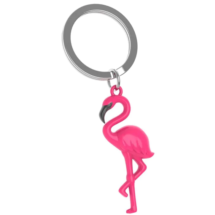 Casă și decorațiuni - Breloc Metalmorphose Flamingo roz