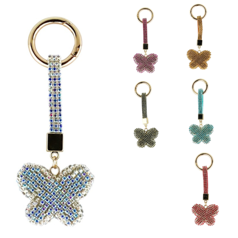 Brelocuri - Breloc fluture cristale 13 cm