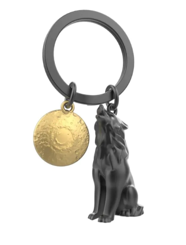 Casă și decorațiuni - Breloc Metalmorphose Wolf With Moon