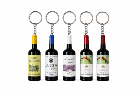 Brelocuri - Breloc mini sticla de vin diverse culori
