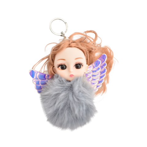 Breloc plus bebe cu aripi 8 cm diferite culori [4]