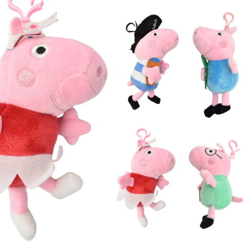 Brelocuri - Breloc plus Pepa Pig 13 cm diverse culori