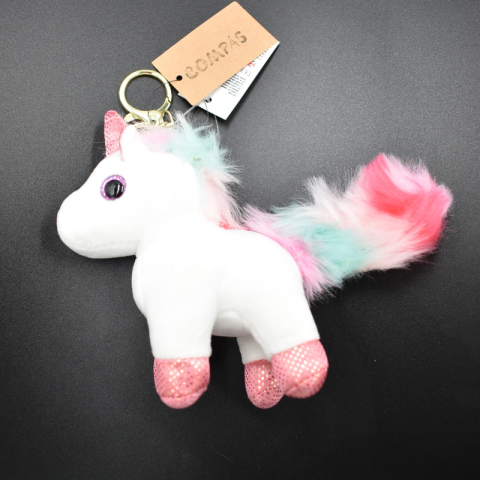 Breloc plus unicorn culori diferite 12 cm [4]