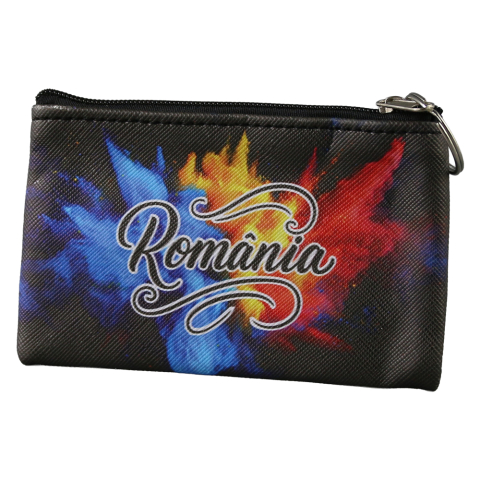 Casă și decorațiuni - Breloc tip portchei suvenir Romania 11.5x7 cm Tricolor