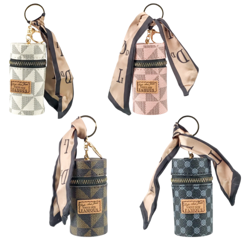 Casă și decorațiuni - Breloc din plastic in forma de mini portofel pentru monede 5x15 cm