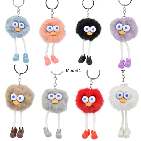 Brelocuri - Breloc pufos 16 cm diverse modele