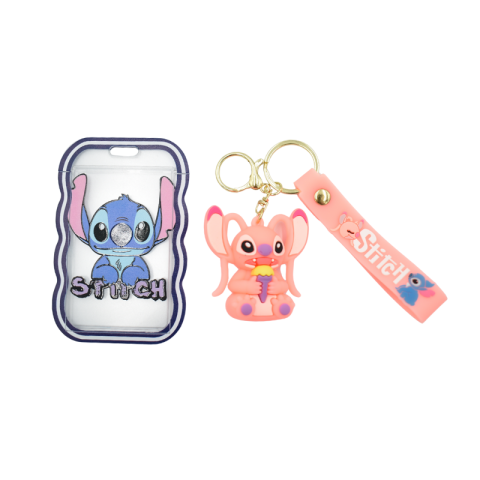 Breloc Stitch cu suport ecuson [2]