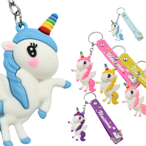 Brelocuri - Breloc unicorn 13 cm diferite culori