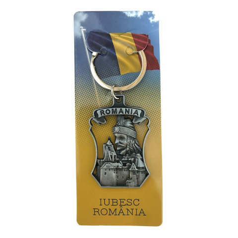 Noutăți Librăria Compas - Breloc Vlad Tepes si Castelul Bran Romania