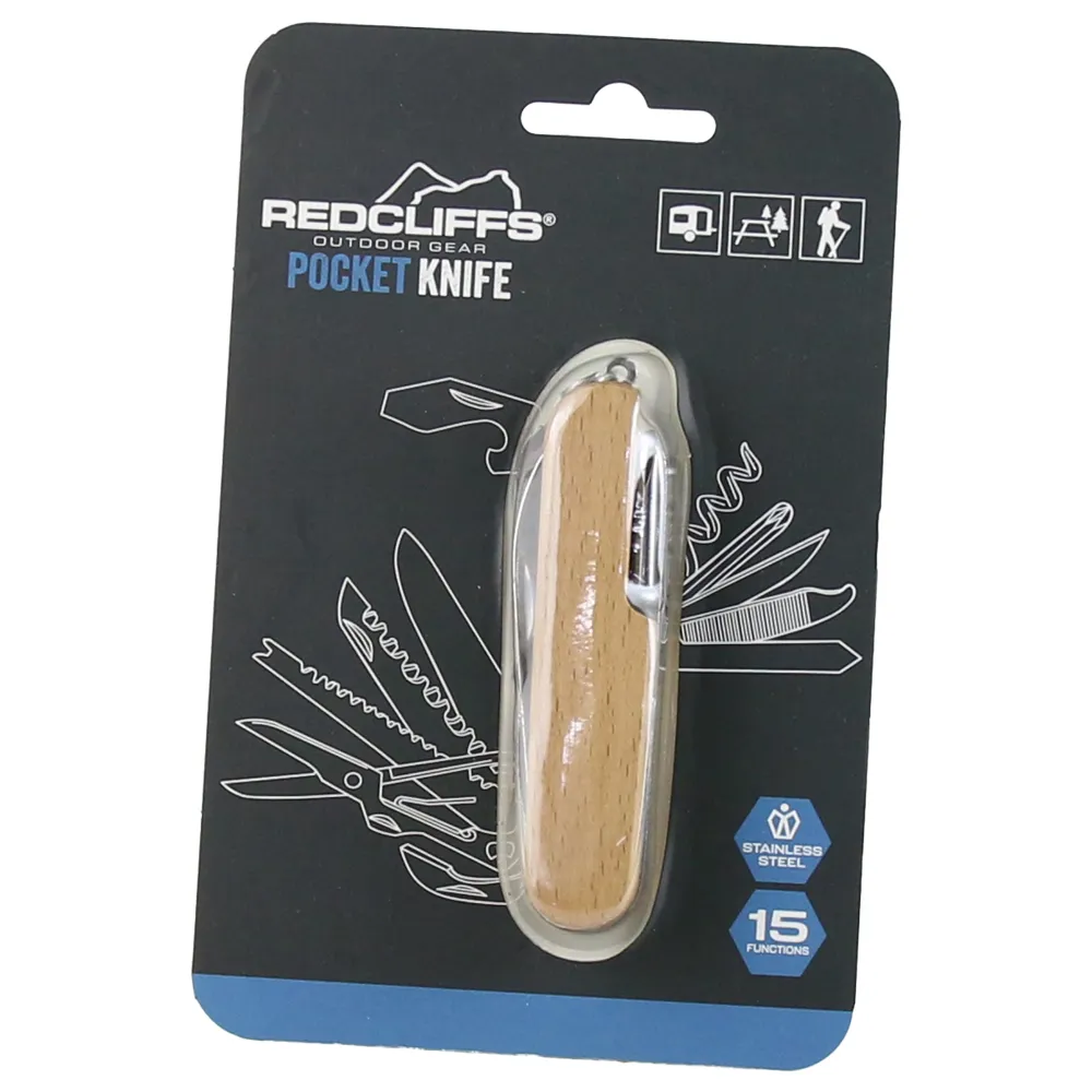 Articole pentru bucătărie - Briceag multifunctional 15 functii Redcliffs 9 cm