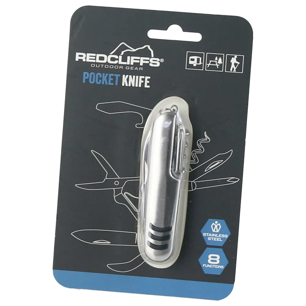Casă și decorațiuni - Briceag multifunctional cu 8 functii 9 cm Redcliffs