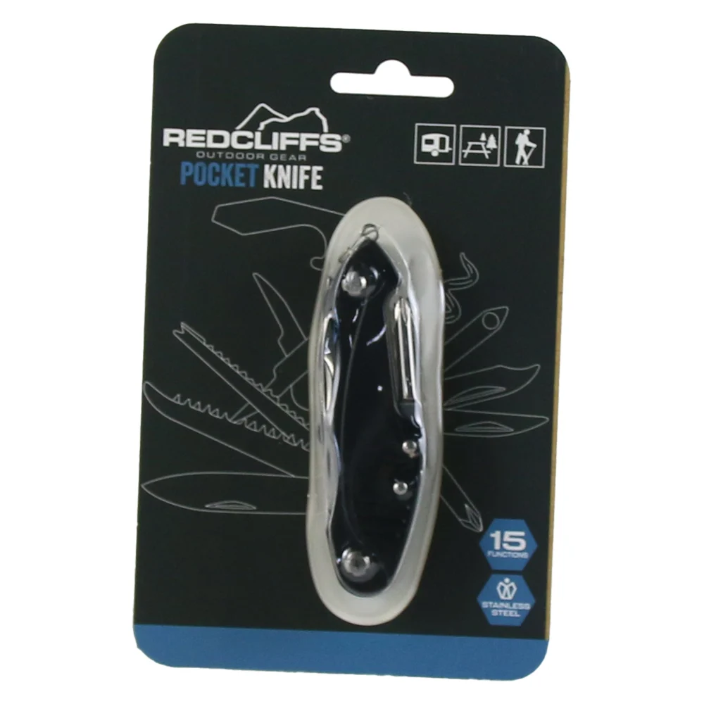 Articole pentru bucătărie - Briceag multifunctional Redcliffs cu 15 functii otel inoxidabil 11 cm