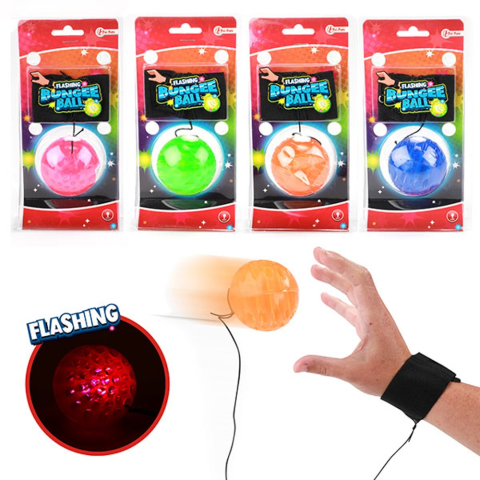 Jucării de exterior - Bungee ball cu lumina Toi Toys culori diferite