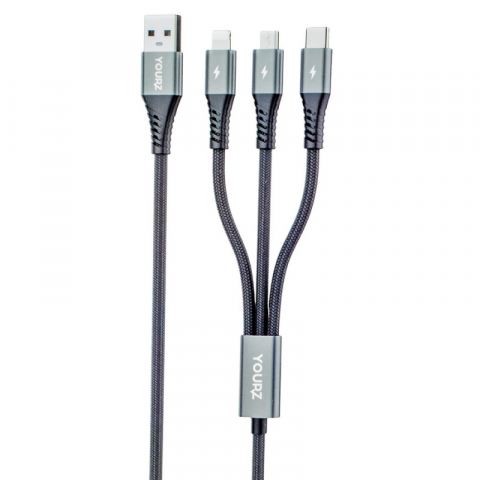Cablu de date si incarcare 3 in 1 2.4A [2]