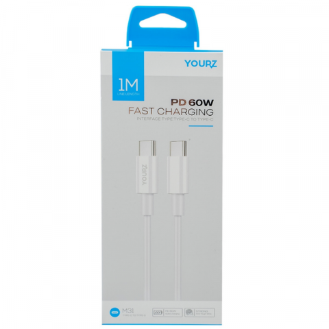 Cablu de date si incarcare USB-C - USB-C 60W [1]