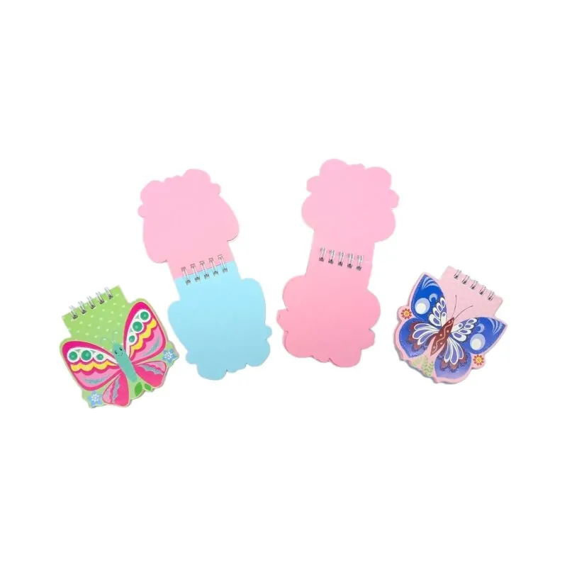 Caiet cu fluturi 34 file format mic coperta ilustrata [1]