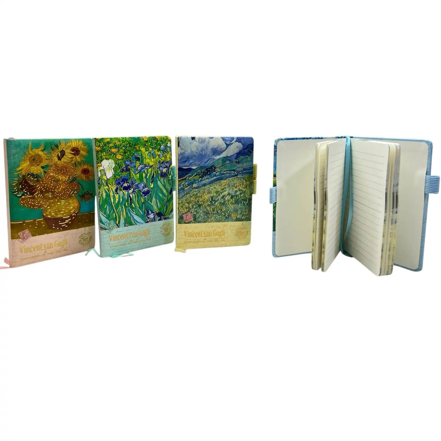 Caiet de schite Van Gogh flori 16x11cm modele diferite [2]