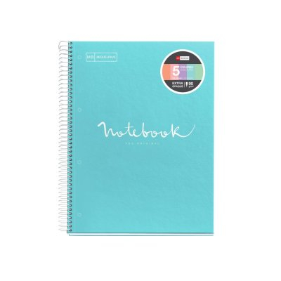 Caiete dictando - Caiet A5 120 file dictando Emotions Sky Blue Miquelrius