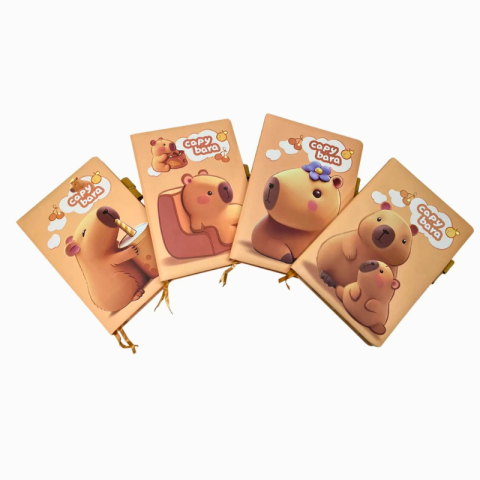 Notes și cuburi memo - Notes 21 x 14.5 cm Capybara modele diferite