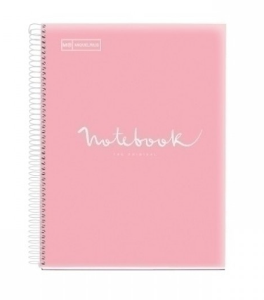 Caiete matematică - Caiet A4 160 file 90gr matematica Emotions Pink Miquelrius