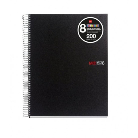 Caiete matematică - Caiet A4 200 file matematica Black Miquelrius