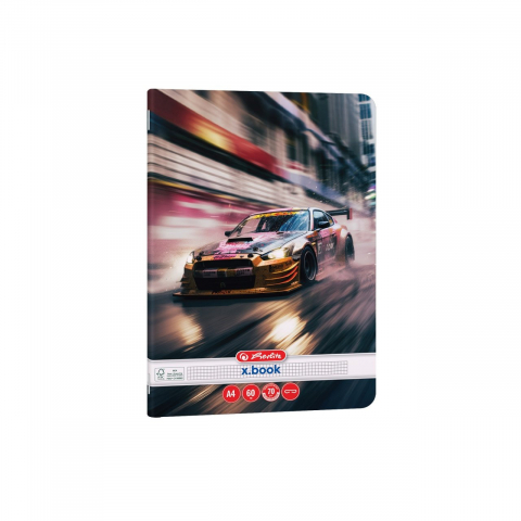 Caiet A4 60 file matematica Race Cars Herlitz [3]
