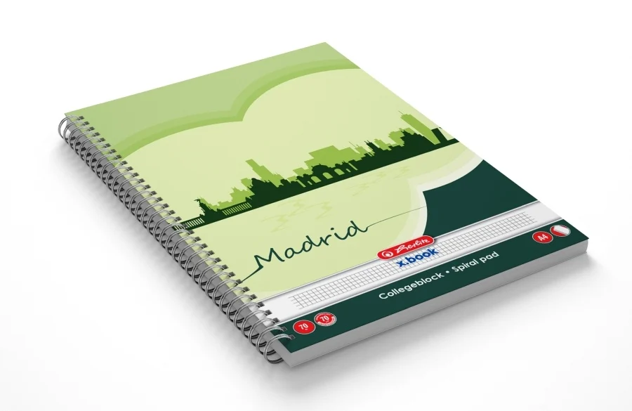 Caiet A4 70 file spirala matematica Herlitz [1]
