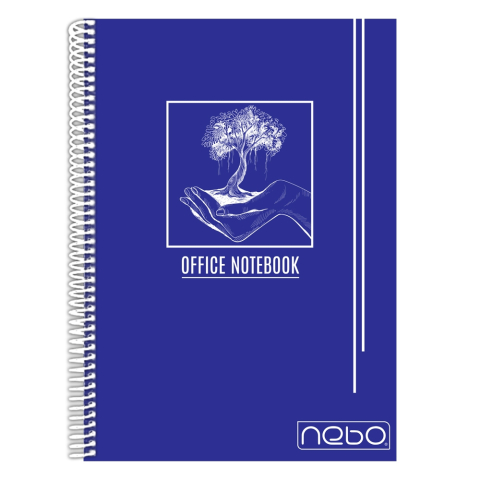 Caiet A4 80 file 29.8x1.5x22cm Nebo matematica culori diferite [2]