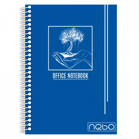 Caiet A4 80 file dictando cu spira coperta NEBO diverse culori [7]