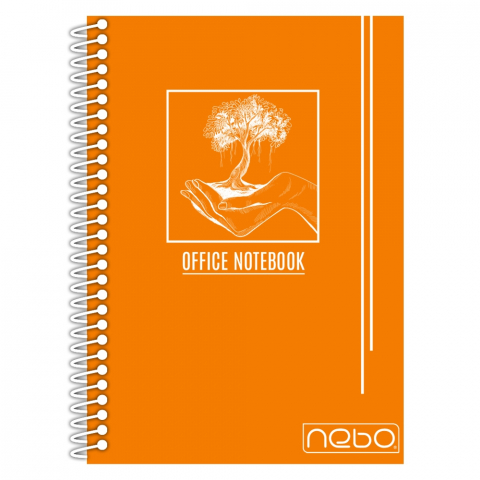 Caiet A4 80 file dictando cu spira coperta NEBO diverse culori [3]