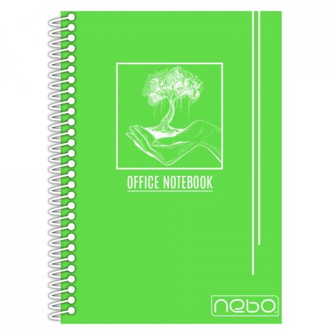 Caiet A4 80 file dictando cu spira coperta NEBO diverse culori [4]