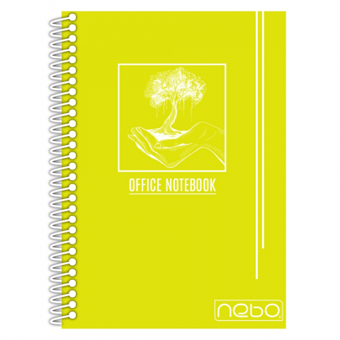 Caiet A4 80 file dictando cu spira coperta NEBO diverse culori [2]