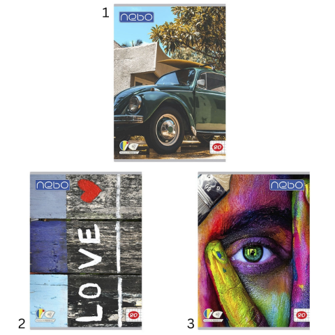 Caiete matematică - Caiet A4 80 file matematica Nebo