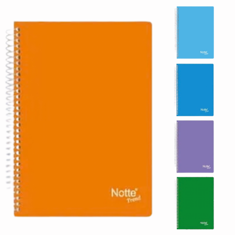 Rechizite școlare - Caiet A4 80 file matematica spira PP trend Notte