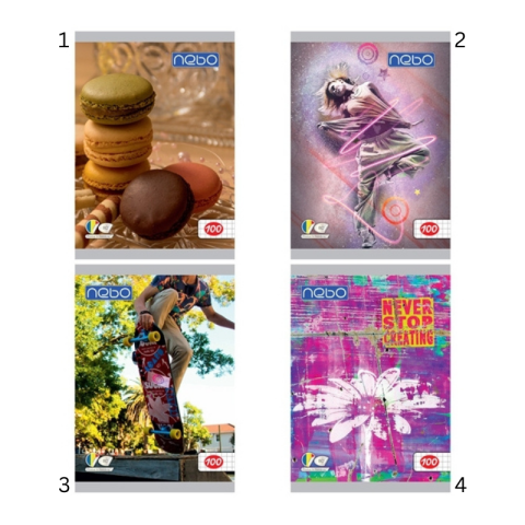 Caiete matematică - Caiet A5 100 file matematica Nebo