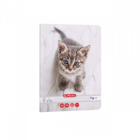 Caiet A5 Tip I 36 file motiv Cats & Dogs Herlitz [4]