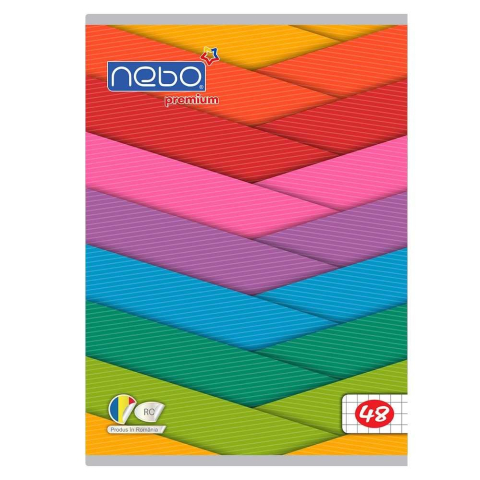 Caiet A5 48 file NEBO Premium 80g matematica modele diferite [6]