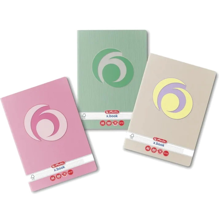 Caiete dictando - Caiet A5 80 file dictando Rainbow Herlitz