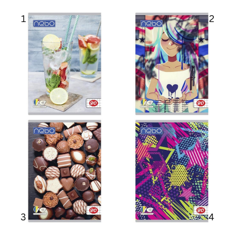 Caiete matematică - Caiet A5 80 file matematica Nebo