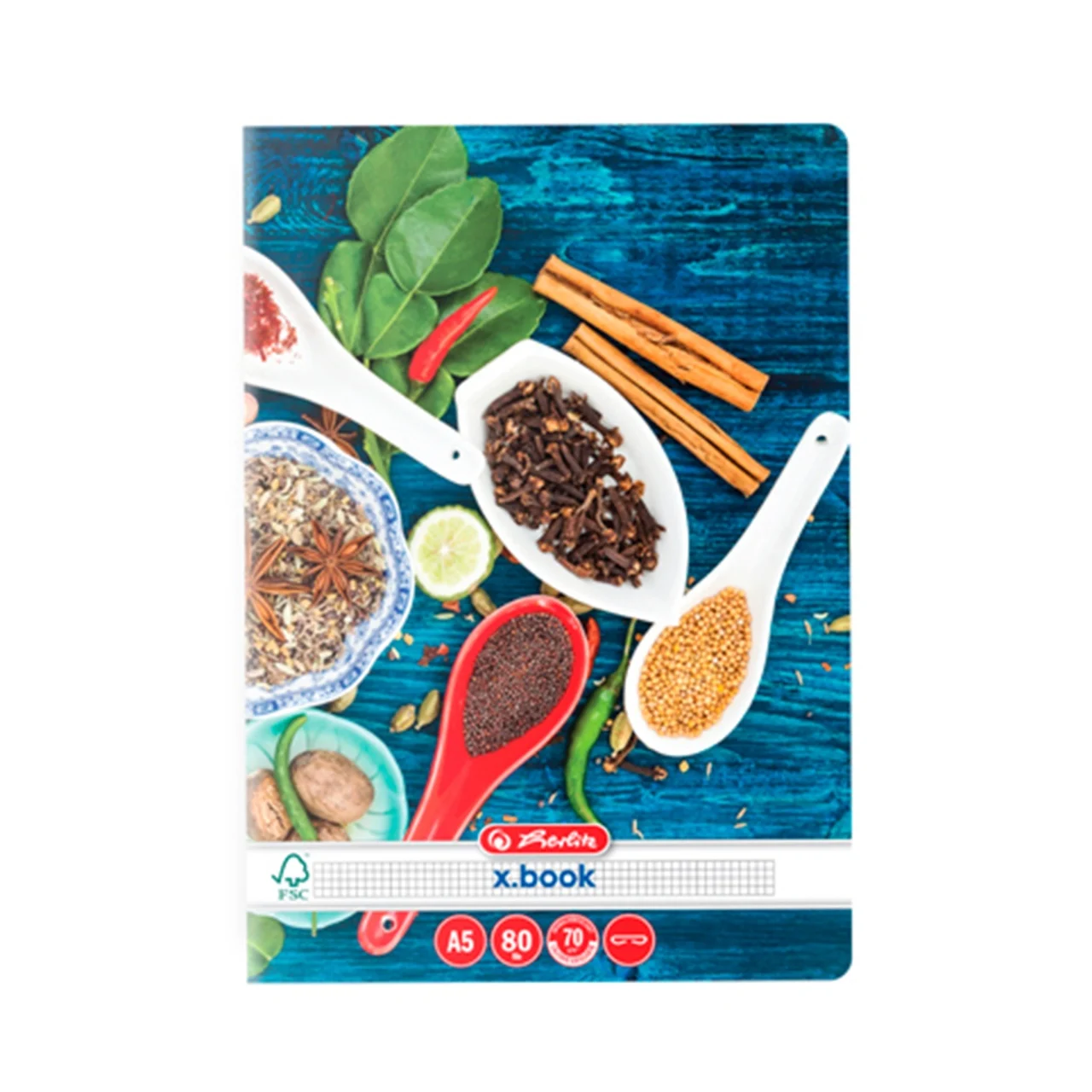 Caiet A5 80 file matematica Spices Herlitz [1]