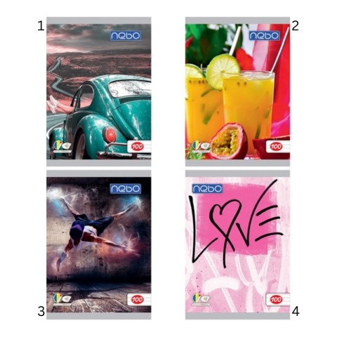 Caiete dictando - Caiet A5 dictando 100 file Nebo